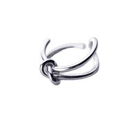 Earrings for Women Ring Women Minimalist 925 Sterling Silver Adjustable Ring Vintage Knit Party Classic Fine Birthday Gifts Bridal Accessories Gift Gold