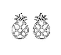 Earrings for Women S925 Silver With Pineapple Earrings Style Mori Small Fruit Summer Gift (GD2, A)