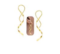 Earrings For Women Spiral Threader Earrings Dangling Dangle Earrings For Women,Suitable For Gift Giving, Perfect For Your Birthday Party, Christmas, Gift Giving., 316 Steel, No Gemstone