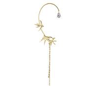 Earrings for Women Tassel Feiyan Zircon Exquisite Long Tassel Earrings Without Pierced Earrings Women Earrings Mother Valentine's Day Gifts (A, One Size)