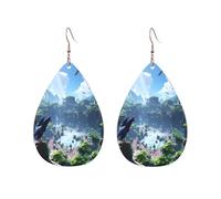 Earrings For Women Teardrop The Forgotten Kingdom Durable Leather Earrings Trendy Drop Earring For Women Party Daily Wear