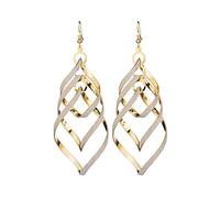 Earrings for Women Traditional Polki Earrings Jewelry Indian Wedding Plated Gold Wear Clip on Pearl for Girls (c-Gold, One Size)