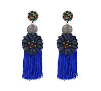 Earrings Gifts for Women,Long flowing earrings with a national style popular flower ear