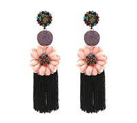 Earrings Gifts for Women,Stitched geometric semi-precious earrings new national style personality with diamond-encrusted sulphides earrings