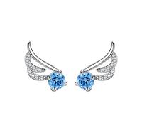 Earrings Girls Dolphins Zircon Elegant Wedding Women's Accessories Jewellery Gift for Her Rose Earrings Silver 925, one size, Alloy Steel, No Gemstone