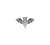 Earrings Jewellery for Women Bat Cartilage Stud Lip Stud Belly Button Studs Nose Ring For Boys Bat Piercing Set Earrings Jewelry Women Girls Punk Skeleton Pendant (Silver, 1. 3cm)