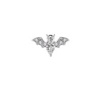 Earrings Jewellery for Women Bat Cartilage Stud Lip Stud Belly Button Studs Nose Ring For Boys Bat Piercing Set Earrings Jewelry Women Girls Punk Skeleton Pendant (BK1, 1. 3cm)