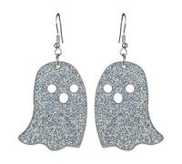 Earrings Sayings attract attention this Halloween with enchanting earrings that reflect the spirit of ring jewellery, double hole earrings, one size, Plastic, No Gemstone