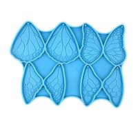 Earrings Silicone Resin Mold, Butterfly-Epoxy Casting for Pendant Jewelry Making Keychain Molds with Hole Molds for Jewelry Making