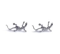 Earrings Sterling Silver stud lizard animal, Silver lizard earrings for women, kids and teens, Lizard Jewelry kid earrings, Cute gifts for women and kids for christmas and birthdays