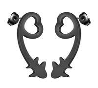 Earrings Stud Earrings Women airplane Heart Track Earrings Travel Piercing Retro Minimalist Party Gothic Punk