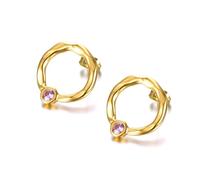 Earrings Stud Earrings Women Geometric Circle Earrings Office Career Earrings For Women