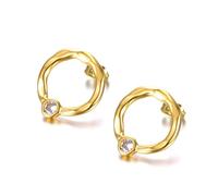 Earrings Stud Earrings Women Geometric Circle Earrings Office Career Earrings For Women