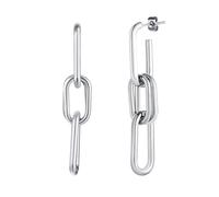 Earrings Stud Earrings Women rectangle Chain Drop Earrings Women Hear Link Dangle Earrings Wedding Boho Party