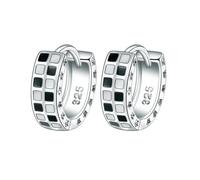 Earrings Stud Earrings Women white Black Circle Hoop Earrings For Women Girl Wedding