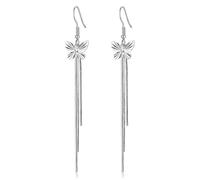 Earrings Stud Earrings Women woman Long Chains Butterfly Drop Earrings Wedding