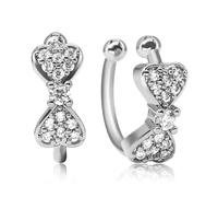 Earrings Stud Women Jewellery Jewelry Clip-On With Bows And Mini Two-Tone Jewelry, Personalized Accessories, Fashionable Exquisite Versatile B1189-S