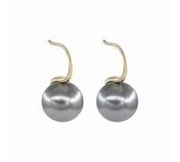 Earrings Stud Women Jewellery Jewelry Light Luxury Simple Grey Pearl For Fashion Elegant Sweet Party
