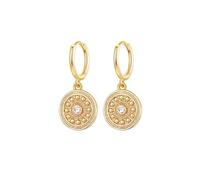 Earrings Stud Women Jewellery Jewelry Round Smiley Face Hollow For Fashion Happiness Pendant Party Accessories W0408-Y
