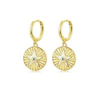 Earrings Stud Women Jewellery Jewelry Round Smiley Face Hollow For Fashion Happiness Pendant Party Accessories W0452