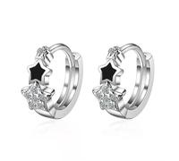 Earrings Stud Women Jewellery Jewelry Women'S Five-Pointed Star Ear Clips Drop Glue Luxury Pendant Accessories