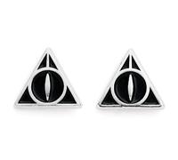Earrings The Carat Shop Harry Potter Deathly Hallows stud Noir TU