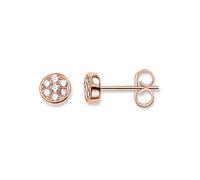 Earrings Thomas Sabo H1848-416-14 Earrings Sparkling Circles Silver Rose Gold Woman