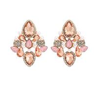 Earrings with Female nut Lock, Geometric Jewelry, Rock Style