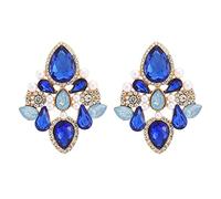 Earrings with Female nut Lock, Geometric Jewelry, Rock Style