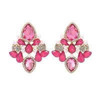Earrings with Female nut Lock, Geometric Jewelry, Rock Style