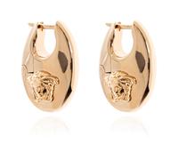 Earrings with logo - unisex - Versace - Earrings - Yellow - ONE SIZE - Accessories ONE SIZE