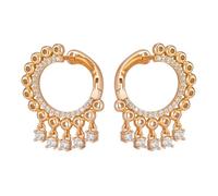 EarringWomen Stud Hoop Natural Tassel For Luxury Rose color Bride Cute