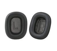 Earrock Lambskin Ear Cushions for Apple AirPods Max Headphones with Sheepskin Genuine Leather, Memory Foam and Magnet, Sweat-Proof& Excellent Noise Isolation-Black