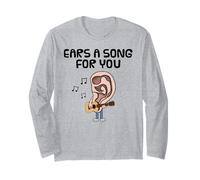 Ears A Song for You, Ukulele Uke Player Musician Songwriter Long Sleeve T-Shirt