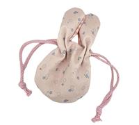 Ears Floral Drawstring Storage Bag for Makeup, Light, D | Fashion Companion, for Women ' s Daily Use and Travel Essential Storage, Makeup Organiser and Small Purse
