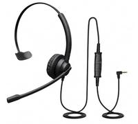 eartec office Cisco SPA303G, SPA501G, SPA504G, SPA508G, SPA512, SPA514 & SPA525G Call Centre Headset with 2.5mm Jack Lead + Noise Cancelling Mic as Mono or Duo (308SPA)