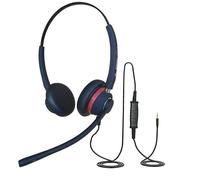 eartec office Compatible Headset for Yealink SIP W53P W53H W56P W56H W60P Dect Wireless Handset Great headset for mobile device connects direct EAR308 QD007 4 Pole Jack Lead (EAR510D)