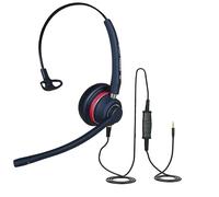 eartec office Compatible Headset for Yealink SIP W53P W53H W56P W56H W60P Dect Wireless Handset Great headset for mobile device connects direct EAR510 QD007 4 Pole Jack Lead