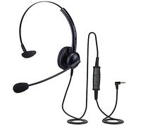 eartec office Compatible Single Ear Headset for Yealink SIP W52P Wireless Handset + FREE 2.5ml Jack Lead EAR308 + QD011