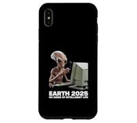 Earth 2025 No Signs Of Intelligent Life Case for iPhone XS Max
