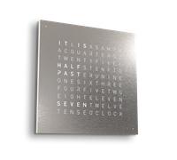 Earth 45 Steel Series Wall Clock / Timepiece English QLOCKTWO - 4250605870737