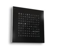Earth 45 Steel Series Wall Clock / Timepiece German QLOCKTWO - 4250605870485