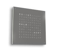 Earth 45 Steel Series Wall Clock / Timepiece German QLOCKTWO - 4250605870515