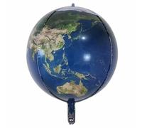 Earth 4D Foil Balloon, 55cm (2 Pack)
