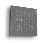 Earth 90 Steel Series Wall Clock / Timepiece German QLOCKTWO - 4250605864491