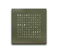 Earth 90 Steel Series Wall Clock / Timepiece German QLOCKTWO - 4250605874841