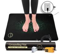 Earth and Moon Grounding Mat for Sleeping, Grounding Pad Universal Starter Kit, Grounding Mats for Overall Wellbeing, Get Grounded While You Sleep