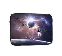Earth And Moon Laptop Case Sleeve Water-Resistant Slim & Portable Shockproof Protective Cover For 10", 12", 13", 15", And 17" Laptops Bag Sleeve & Notebook Computer Pocket Case