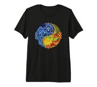 Earth and Sky Yin Yang Premium T-Shirt