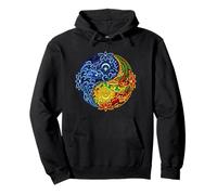 Earth and Sky Yin Yang Pullover Hoodie